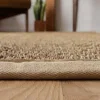 Tapete de Fibra Natural con Orilla Marfil
