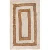 Tapete de Yute Aros Blanco y Natural