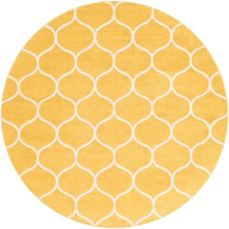 enrejado curvo en amarillo