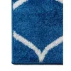enrejado curvo en azul marino