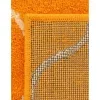 enrejado curvo en naranja