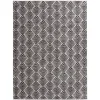 enrejado ecologico geometrico en gris y marfil