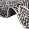 enrejado ecologico geometrico en gris y marfil