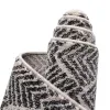 enrejado ecologico geometrico en gris y marfil