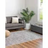 enrejado ecologico geometrico en gris y marfil