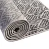 enrejado ecologico geometrico en gris y marfil