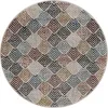 enrejado ecologico geometrico en multicolor