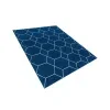 enrejado geometrico en azul
