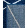 enrejado geometrico en azul