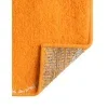 enrejado geometrico en naranja