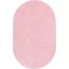 enrejado geometrico en rosa claro