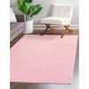Tapete Enrejado Geométrico en Rosa Claro