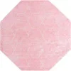 Tapete Enrejado Geométrico en Rosa Claro
