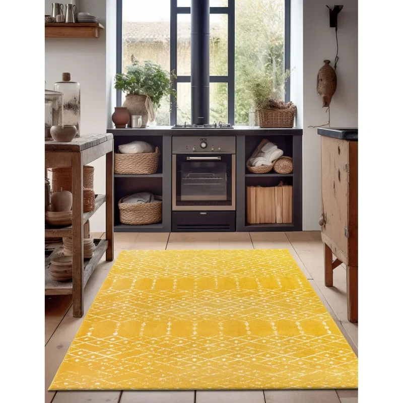 enrejado pacifica geometrico en amarillo