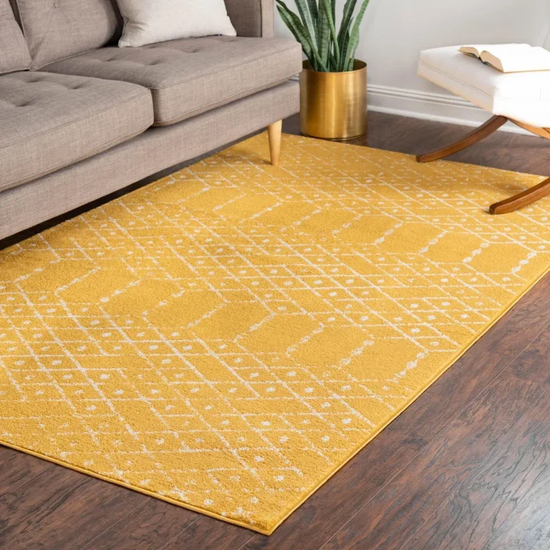 enrejado pacifica geometrico en amarillo