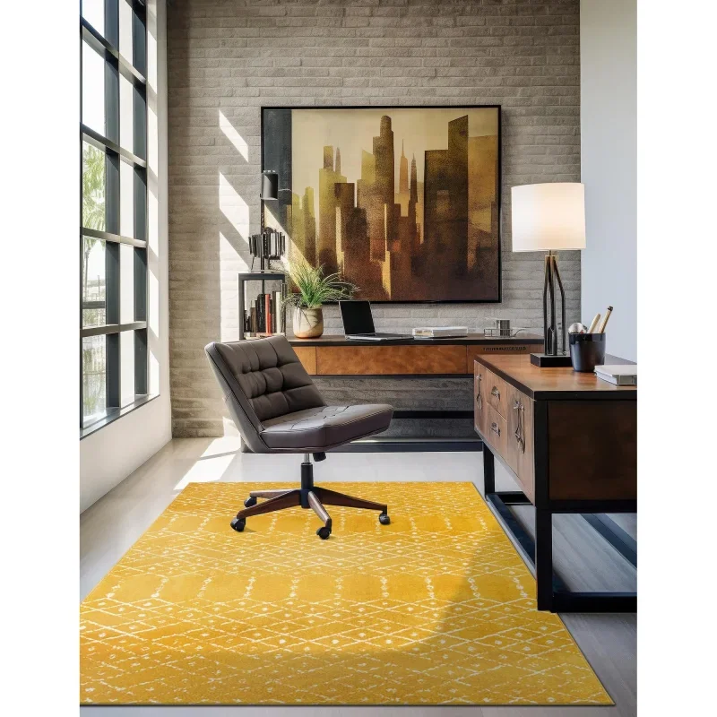 enrejado pacifica geometrico en amarillo