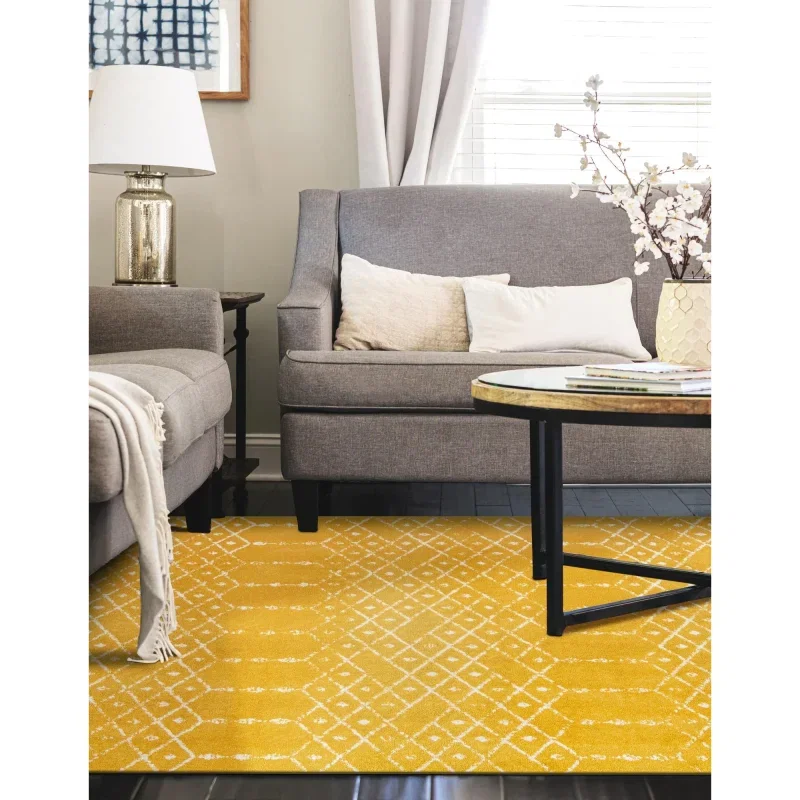 enrejado pacifica geometrico en amarillo