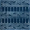 enrejado pacifica geometrico en azul marino