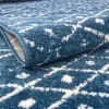 enrejado pacifica geometrico en azul marino