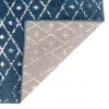 enrejado pacifica geometrico en azul marino