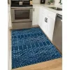 enrejado pacifica geometrico en azul marino