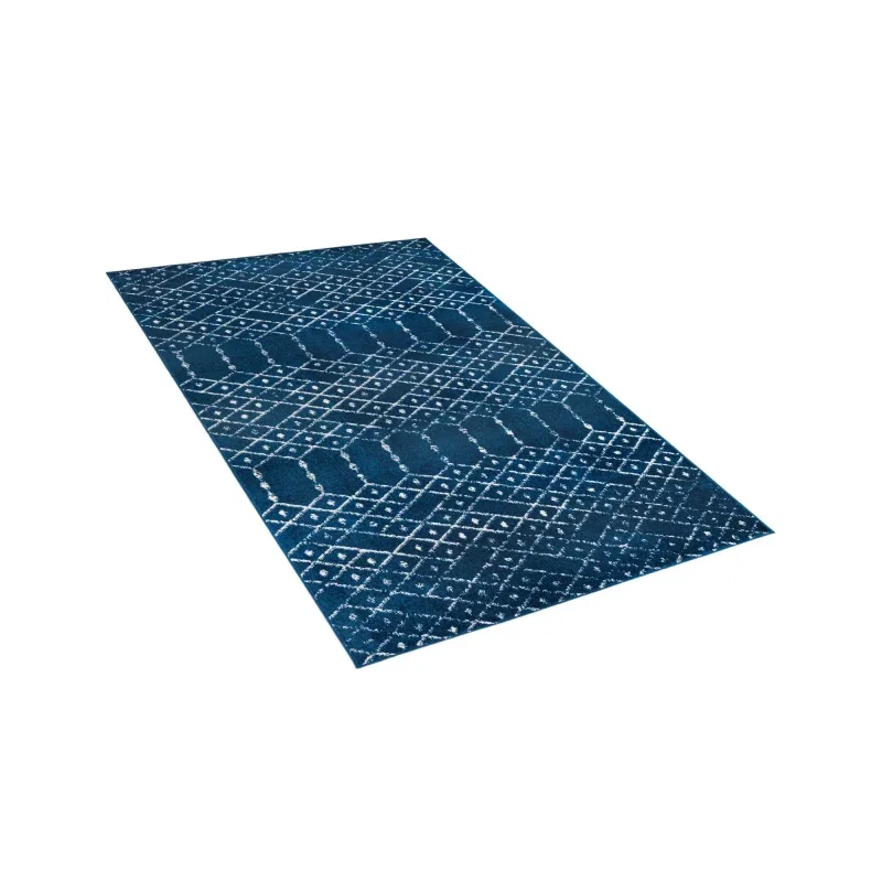 enrejado pacifica geometrico en azul marino