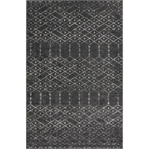 enrejado pacifica geometrico en gris carbon