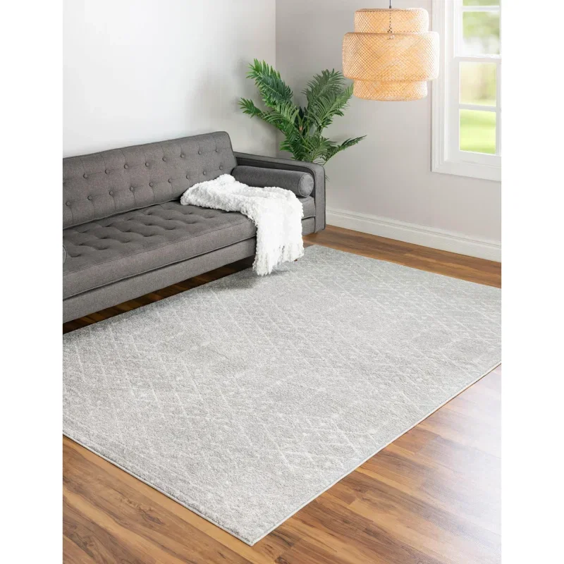 enrejado pacifica geometrico en gris claro