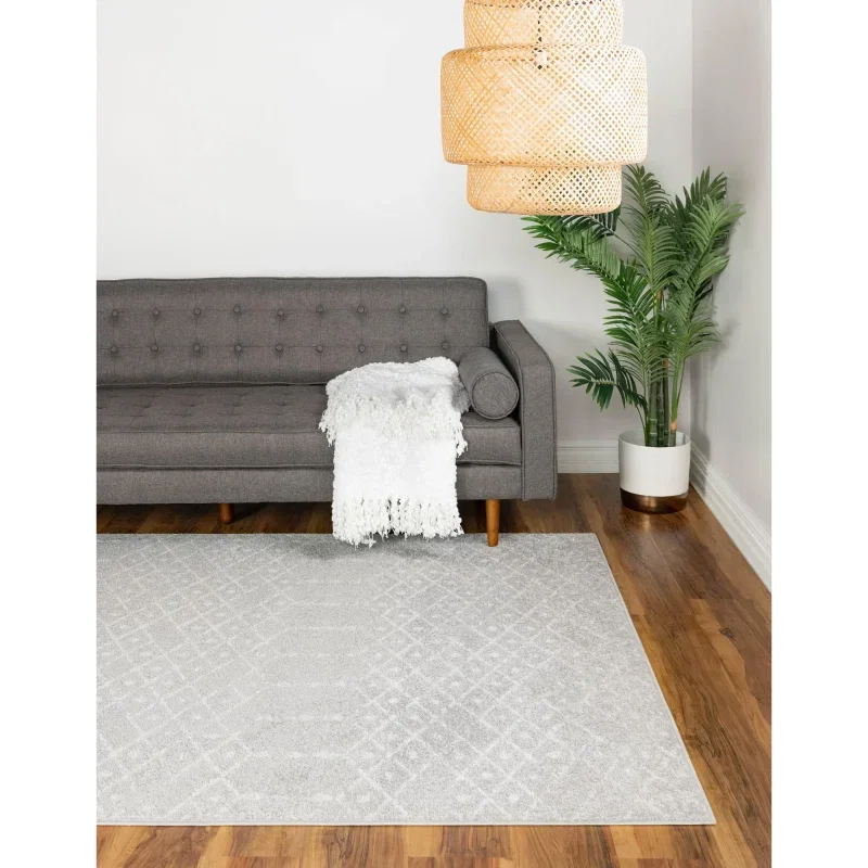 enrejado pacifica geometrico en gris claro