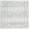 enrejado pacifica geometrico en marfil y aqua