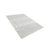 enrejado pacifica geometrico en marfil y aqua