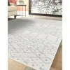 enrejado pacifica geometrico en marfil y aqua