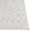 enrejado pacifica geometrico en marfil y aqua
