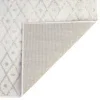 enrejado pacifica geometrico en marfil y aqua