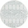 enrejado pacifica geometrico en marfil y aqua