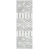 enrejado pacifica geometrico en marfil y negro