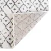 enrejado pacifica geometrico en marfil y negro