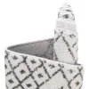 enrejado pacifica geometrico en marfil y negro