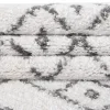 enrejado pacifica geometrico en marfil y negro