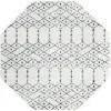 enrejado pacifica geometrico en marfil y negro