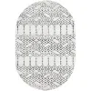 enrejado pacifica geometrico en marfil y negro