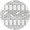 enrejado pacifica geometrico en marfil y negro