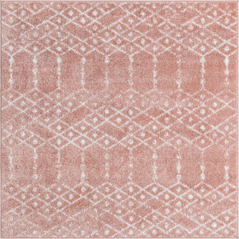 enrejado pacifica geometrico en rosa