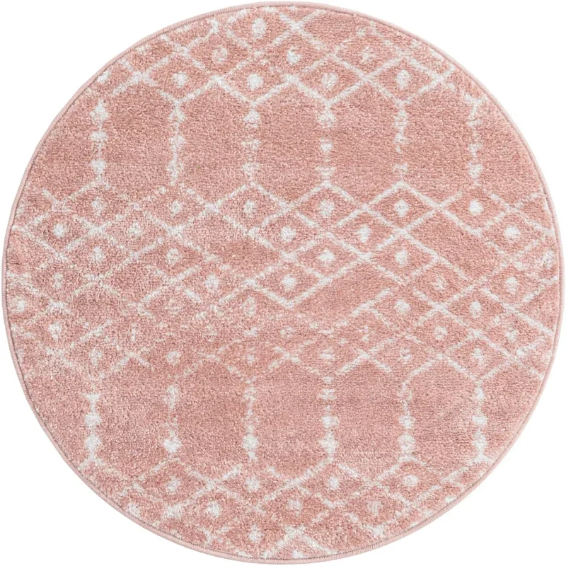 enrejado pacifica geometrico en rosa
