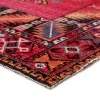 Tapete Estrella Polar Medallón Tribal en Rojo y Negro