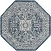 exterior azteca geometrico en azul