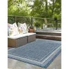exterior bordes enrejado en azul
