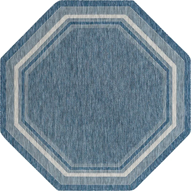 exterior bordes enrejado en azul