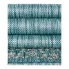 exterior bordes geometrico en aqua