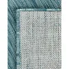 exterior bordes geometrico en aqua